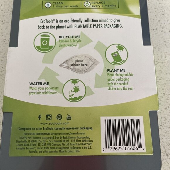 Ecotools Start The Day Beautifully Brush Set 5 Brushes & Storage Tray New in Box - Picture 8 of 9